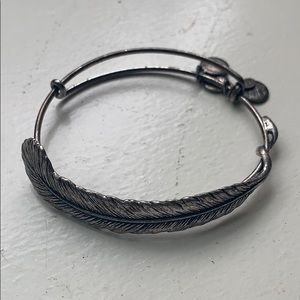 Alex and Ani feather bracelet